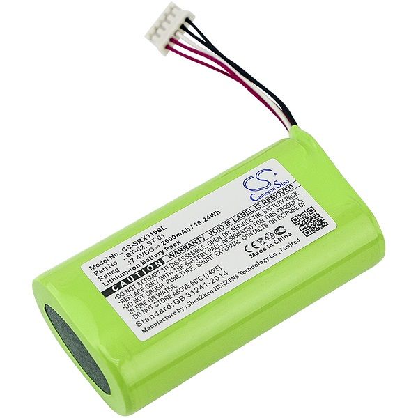 SONY SRS-X3;SRS-XB2;SRS-XB20 replacement battery