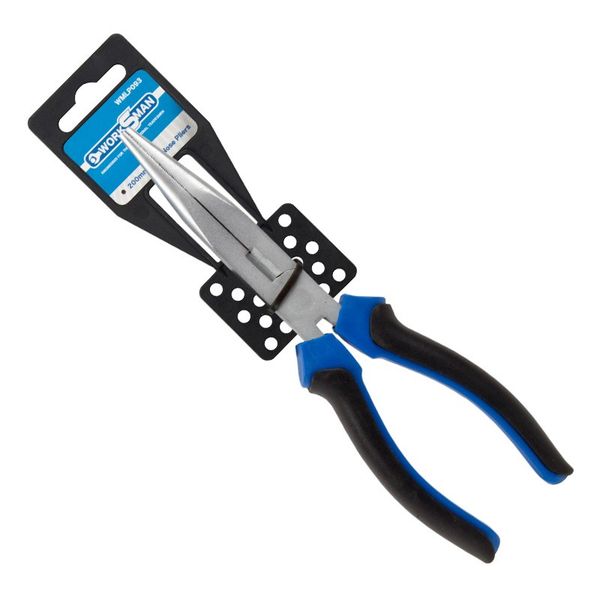 Bulk Pack x 8 Worksman Long Nose Pliers 200mm