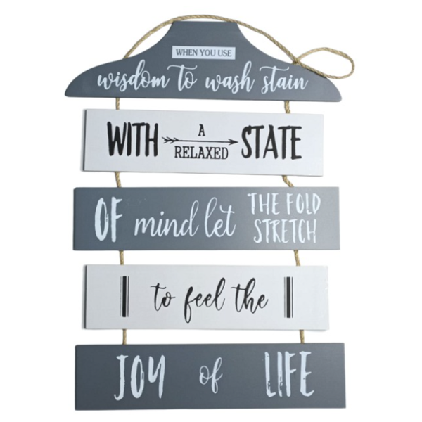 YY5013 Wooden Wall Hang Decor - 50cm