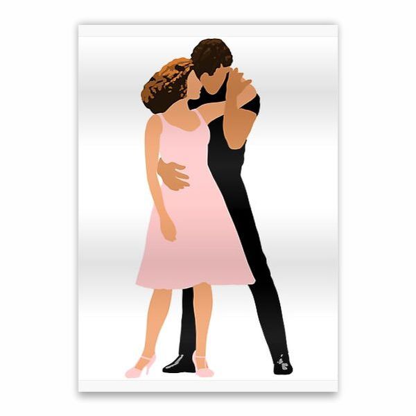 Dirty Dancing Cartoon Poster - A1