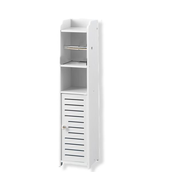Small Bathroom Storage Cabinet Toilet Paper Holder Stand for Bathroom