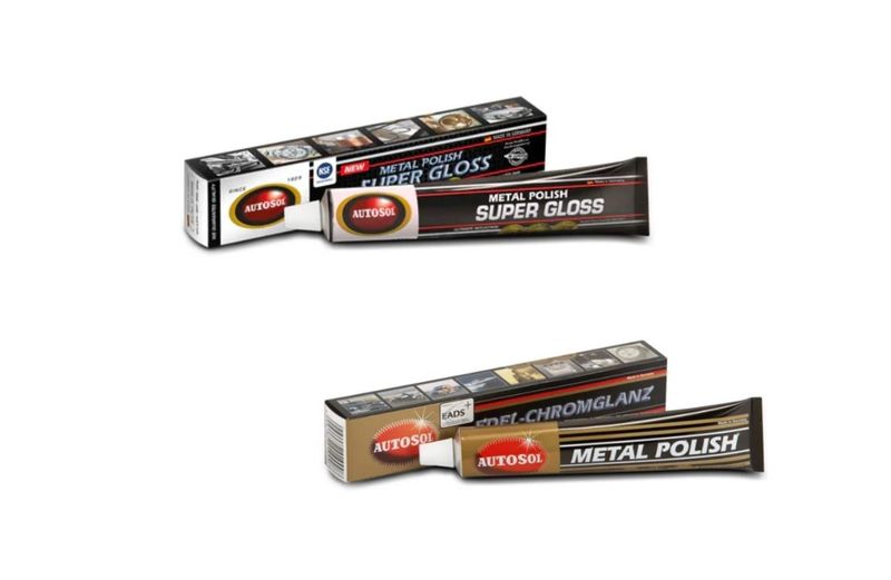 Autosol Metal Polish Rust Remover75ml &amp; Super Gloss High Gloss 75ml Combo