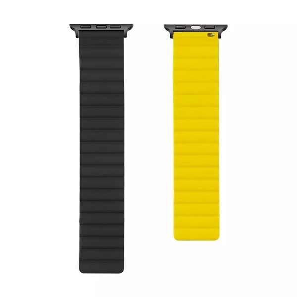 Puff Loop Band for Apple Watch Strap 38/40MM Smartwatch Black &amp; Yellow