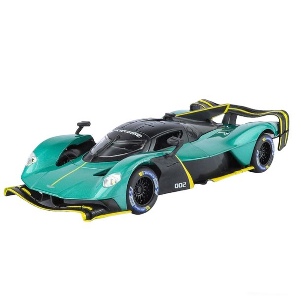 QYNIAL 1:24 Aston Martin Valkyrie Alloy Model - Light &amp; Sound Pull-Back Toy