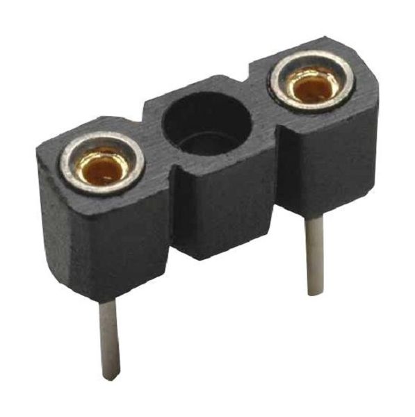 Harwin (D2899-42) IC &amp; Component Socket, 2 Contacts, 5.08 mm, Gold