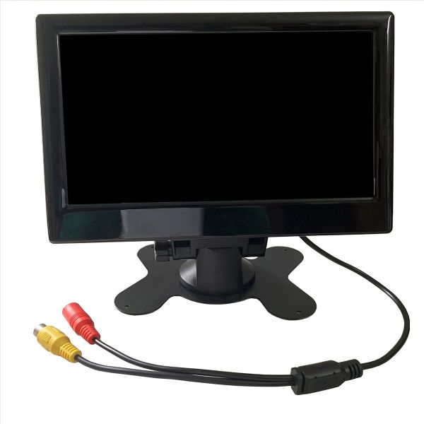 12V-24V 7 Inch Tft Lcd Color Hd Monitor with 4Led Compatible with Universal
