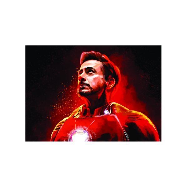 Tony Starks Red Painting - A1 poster