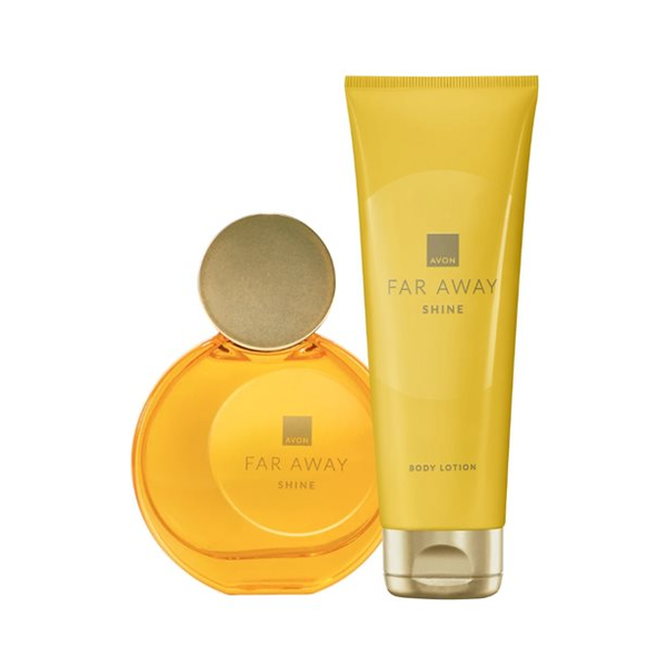 Avon - Far Away Shine 2 Piece 50ml Perfume &amp; 125ml Body Lotion Set for Her