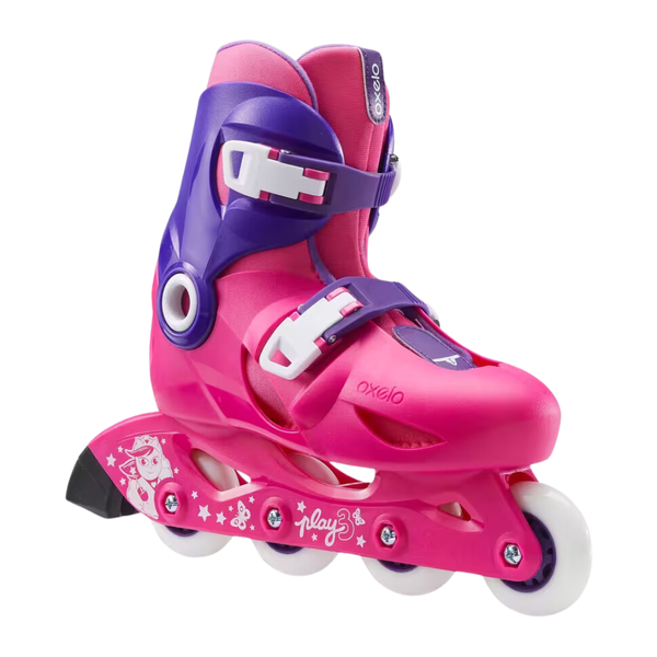 Oxelo Play 3 Kids' Skates - Blue/Red