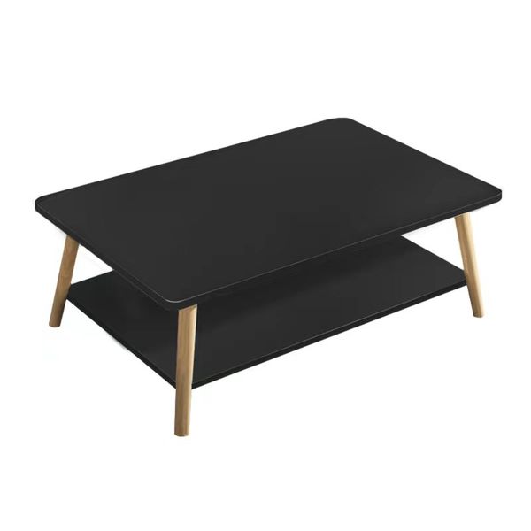 Modern 2 Tier Wooden Coffee Table