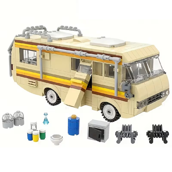 Breaking Bad Inspired Camper Van Building Block Set - 986 Pieces