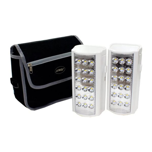 UltraTec USB Rechargeable Emergency/Camping Lantern 800 Lumens - Pack of 2