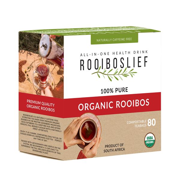 Rooiboslief - BULK Organic Rooibos Teabags 80's (12 Pack)