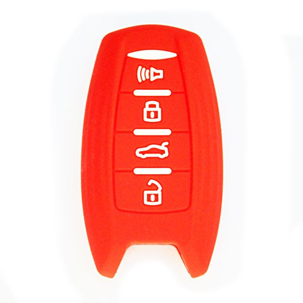Silicone Car Key Protector Compatible with Haval Type 1 - Red