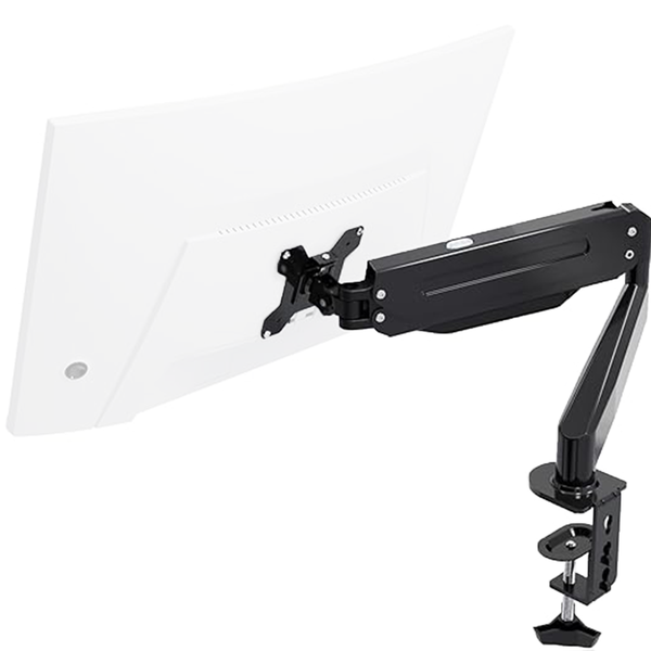 Monitor Mount Height Adjustable Gas Spring Monitor Arm Single Monitor Mount