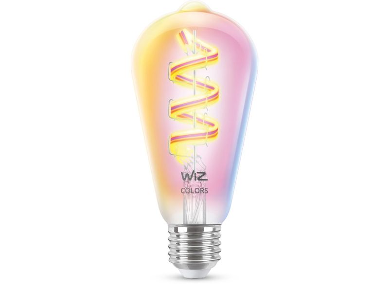 WiZ WIFI Smart ST64 E27 Filament Bulb Clear 40W