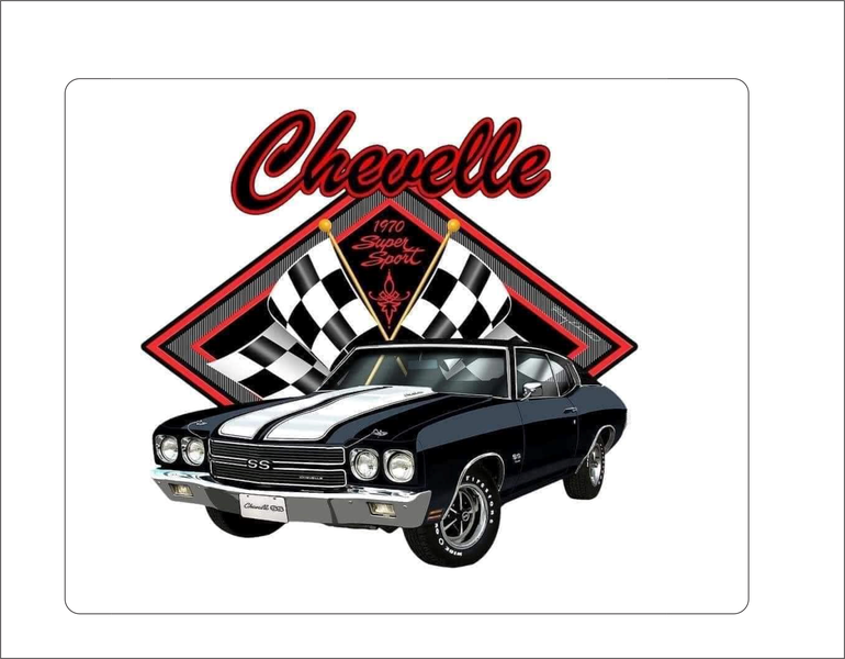 Blue Chevelle Mouse Pad