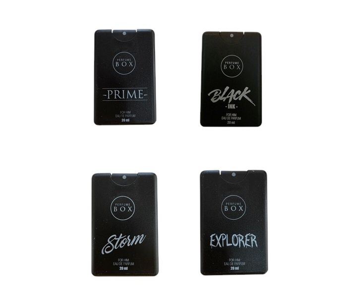 Perfume Box Combo Set of 4 Pocket Size Colognes For Him Eau De Parfum 20ml