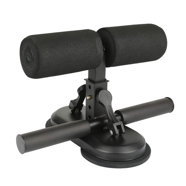 Alloy Steel and Rubber Adjustable Self Suction Sit Up Bar