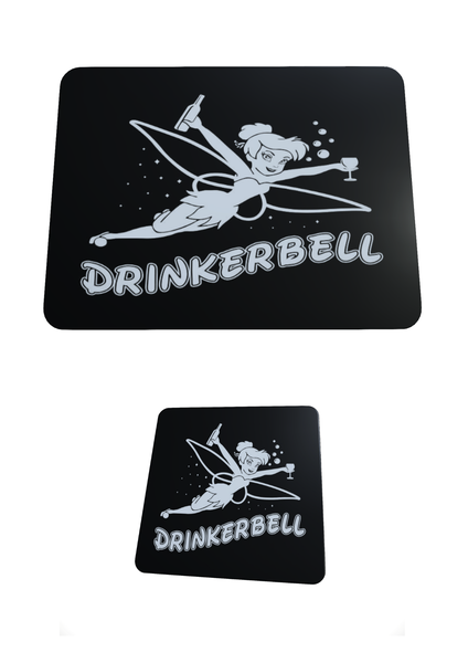 Drinkerbell - Mouse Pad And Coaster Set