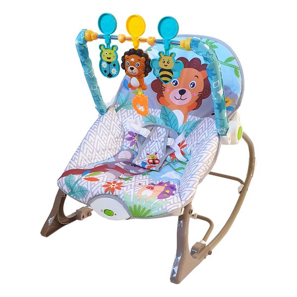 Mamakids Infant-to-Toddler Rocker &amp; Bouncer - Little Lion