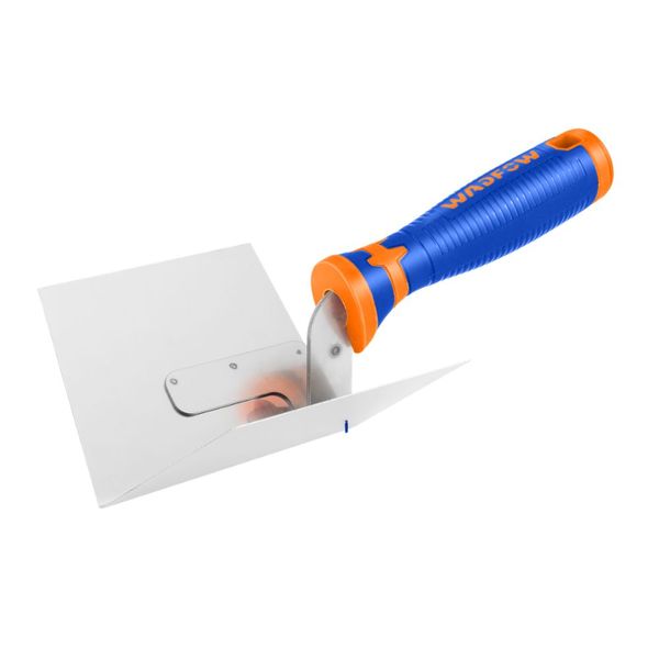 Wadfow - Inside / Outside Corner Trowel - Stainless Steel - (10 × 12.5 cm)