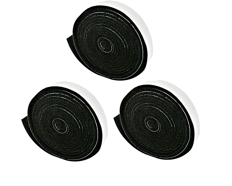 3Piecess Fit Kamado BBQ Smoker Gasket Accessories Fibre Mesh Gasket Set