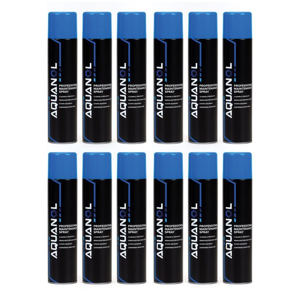 Aquanol Lubricant Professional Maintenance Spray Pack x 12 x 300ml bottle