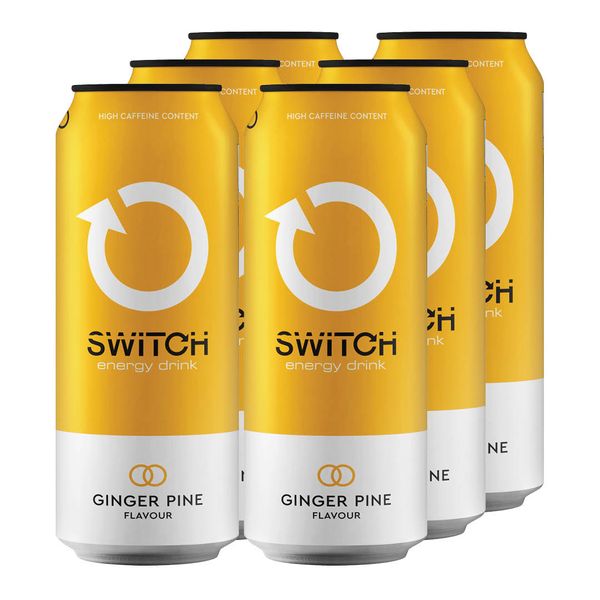 Switch Energy Drink Ginger Pine (6x500ml)