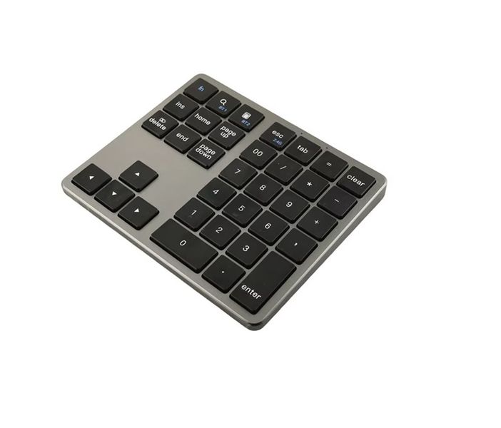 Wireless 2.4Ghz Numeric Dual Mode Bluetooth + 2.4Ghz Keyboard black k35