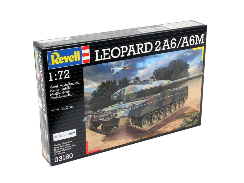 Revell 1/72 Leopard 2 A6/A6M Tank Plastic Model Kit