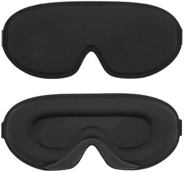 3D Stereoscopic Eye Mask for Sleep, Light Blocking, Eye Pressure Relief