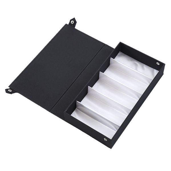 Fashion 5 Grid Dustproof Sunglasses Storage Organizer Display Tray Box