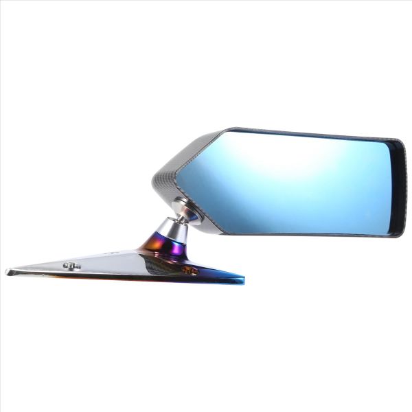 1 Set Car Rear View Mirror F1 Rear Mirror Carbon Compatible with Universal