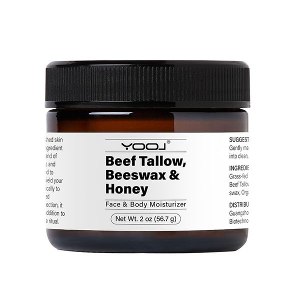 Yooj Beef Tallow for Skin Moisturizer Beeswax and Honey-56.7g