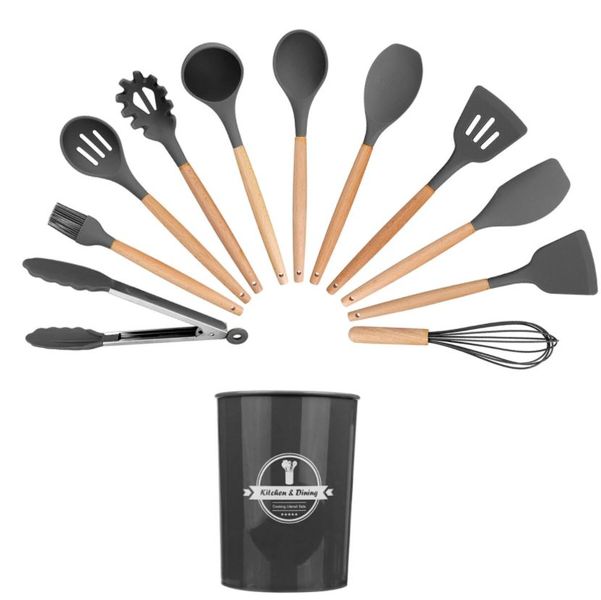 12 Piece Silicone Kitchen Utensil Set