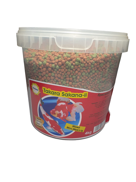 Takara Koi Food - Pond Pellets - 4kg Mixed