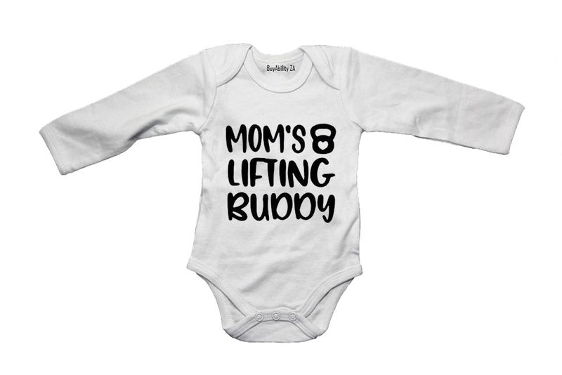 Mom's Lifting Buddy - Long Sleeve - Baby Grow