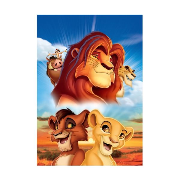 Abstract Lion king 2 - A1 poster