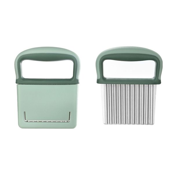Wavy cutter - With Protective Cover - Dice - Green