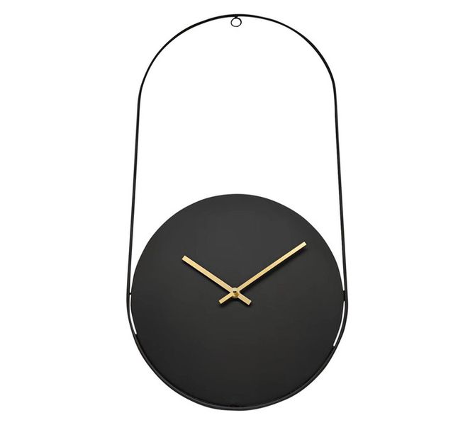 Metro Clock - Black (300 x 600mm)