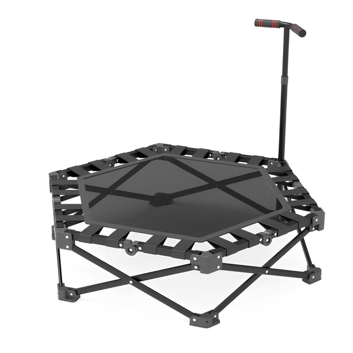 Mini Trampoline Exercise Trampoline With Handle Bar Fitness Equipment