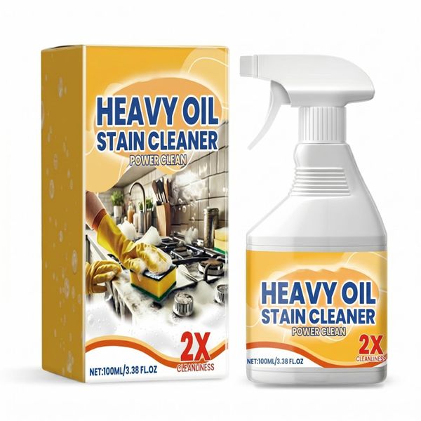 2 Pack Kitchen Grease Cleaner Spray for Appliances