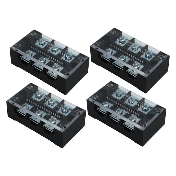3 Position Terminal Barrier Strip 600V 45A for Electrical Panel
