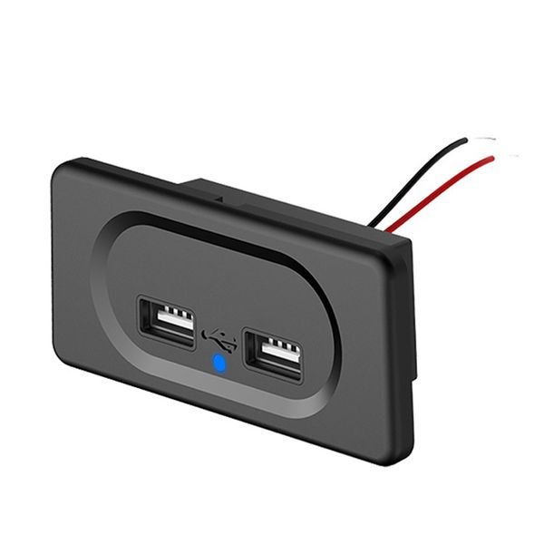 4.8A Dual-USB Car Charger Socket 12V 24V