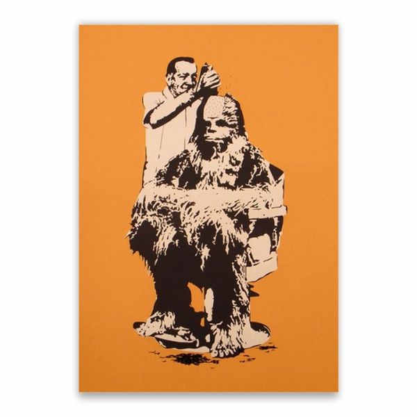 Chewbacca Haircut Poster - A1