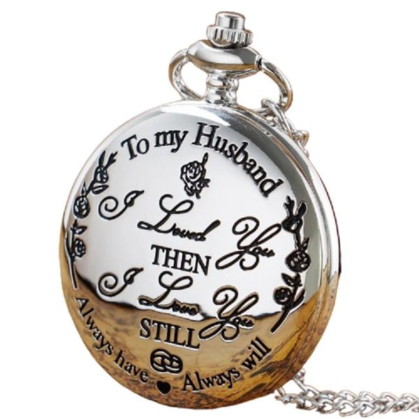 To My Husband Unique Design Pocket Watch A Special Gift For Your Husband