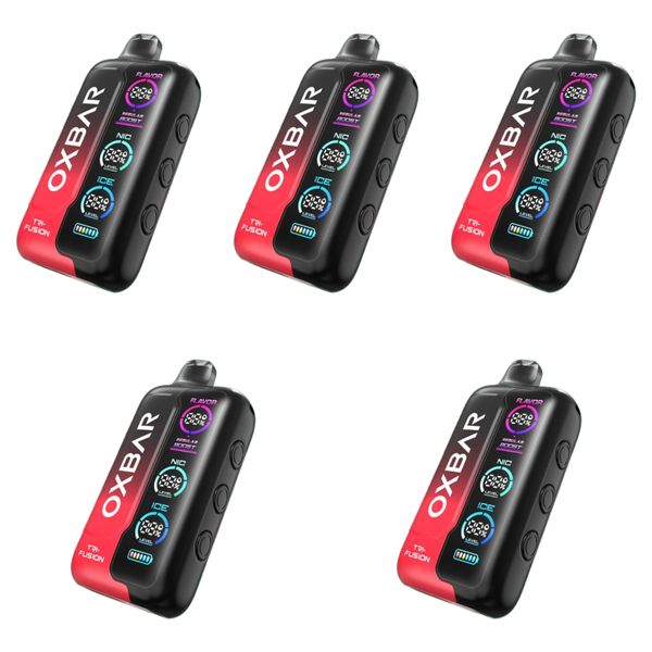 Oxbar Tri-Fusion 50000 Puffs Disposable Vape - Apricot Straw (Pack of 5)