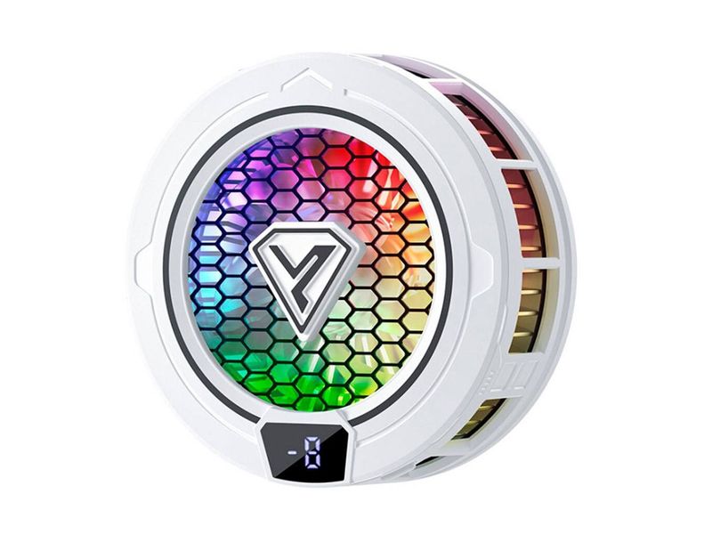 XO SL09 Mobile Phone Cooling Radiator, High-Speed Silver Cooling Fan