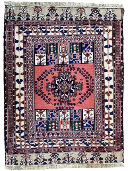 Rug - Kilim original Persian Sirjan Kilim- size: 190 x 137 cm